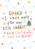 Cute Christmas Card - From The Bump - Daddy To Be created by Arrow Gift Co