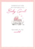 New Baby Girl card - sweet pink pram - welcome to the world created by Orchard Design House