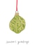 Funny Christmas Card For Men - Sprout Tree Decoration - Season's Greetings created by You've Got Pen On Your Face