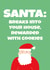 Funny Christmas Card - Santa Claus - Merry Christmas created by SideHustleVibes