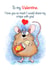 Cute Valentine card to make a loved one smile. created by Scribbly Diddly