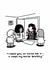 Funny Birthday Card - Vampire - Social Anxiety - Cartoon created by Thomas Wykes