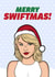 Funny Celebrity Swift Christmas Card For Girlfriend and Music Fans created by HollerPop