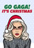Funny Celebrity Gaga Christmas Card created by HollerPop
