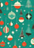 Cute classic mid century modern atomic retro Christmas card created by Atomicai Designs