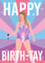 Happy Birth-tay Card | Taylor Swift Era's Tour Lover Swiftie Birthday Card created by Abi Lee