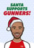 Funny Gunners Christmas Card For Football Fan Boyfriend created by HollerPop