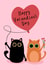 Cute Cat Valentine’s Day Card for Pet Lovers - Share Some Kitten Love! created by Running with Scissors