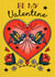 Cool Valentine Card - Sweet Valentine - Tattoo created by NICHOLA COWDERY ILLUSTRATIONS 
