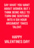 Funny Valentines Day Card - Relationship Argument Joke created by ZFG Cards