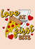Cute Valentines card - Love at First Bite - Pizza created by @sophie robbens