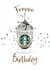 Cute Birthday Card for a Coffee Lover - Frappe Birthday created by Elise Brown