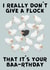 Funny Birthday Card - I Really Don't Give A Flock - Sheep created by Designs By Andy