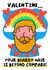 Cute Valentines Card - Beardy - blonde created by Alex Dato