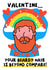 Cute Valentines Card - Beardy - Ginger created by Alex Dato