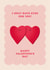 Cute Valentine's Card - Hearts - I only have eyes for you created by Pig + Plums