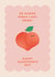Cute Valentine's Card - Peach - Be Naked When I Get Home created by Pig + Plums
