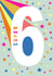 Happy Birthday Card - Super 6 - 6 Today created by Ally Marie Illustration