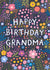 Happy Birthday Grandma - Floral Birthday Card created by Pear Tree Press