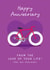 Funny Anniversary Card - Bike - Love of your Life created by The Cake Thief