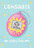 Cute Tamagotchi Card - Level Up - New Baby Y2K Retro created by Molly Harper
