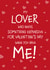 Cheeky Valentine's Day Card - Who needs something expensive? - Lover created by Designed by Woobrew
