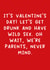 Funny Parents Valentine's Card - Nevermind created by Pack a Punch Designs