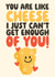 Funny Love Card - You Are Like Cheese, I Just Can't Get Enough Of You created by Studio Doodles