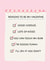 Cute Reasons To Be My Valentine Checklist Valentines Card created by Puns and Needles
