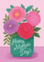 Pretty Flower Mother's Day Card - For Her created by Ricicle Cards