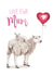 Punny Mothers Day Card - Love Ewe Mum created by Citrus Bunn