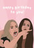 Funny birthday card - Real Housewives of Beverly Hills - Taylor and Kyle created by The Housewives