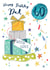Classic Birthday Card - Dad - 60th created by Katie Phythian Design