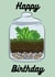 Turtle Terrarium Birthday Card for Animal and Plant Lovers created by DoodleTwig