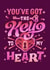 Pretty Valentines Card - You've Got The Key To My Heart created by The Inking Rose