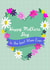 Floral Mothers Day card to the Best Mum ever. created by Sinead Peyton