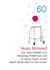 Funny 60th Birthday card - For Family And Friends - Getting Old created by Dandelion Stationery