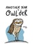 Grumpy Owl - Funny Birthday Card - Another Year Older created by Debmon Design