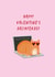 Funny Valentine's Card - Cat On Laptop created by Studio Mads