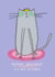 Cute Cat Birthday Card- Pamper Yourself Design created by Heather Buchanan