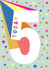 5 Today - Colourful modern age 5 stars design created by Ally Marie Illustration