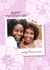 Pretty Mother's Day Photo Card - Pink Floral - Mum in law created by Evie Garnett Designs