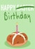 Cheeky Birthday Card - Happy Easter - for March Birthdays created by @cackhandedcreations