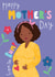 Cute Mothers day card - To a mummy to be - from the bump created by Fox and Bird Studio
