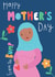 Cute Mothers day card - From her bump - To a mummy to be created by Christine Gore