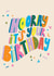 Pretty Birthday Card - Hooray! created by Raspberry Blossom