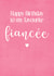Pretty Birthday card - for your Favourite Fiancée created by Louise Potton Designs