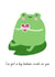 lesbian frog valentines day card for your lesbian lover created by Let's Celebrate