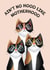 Funny Mother's Day Card - Cat Person - Motherhood created by Folio | Ian Owen