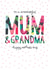 Cute Happy Mother's Day Card - To a Wonderful Mum & Grandma created by The Boy and the Bear